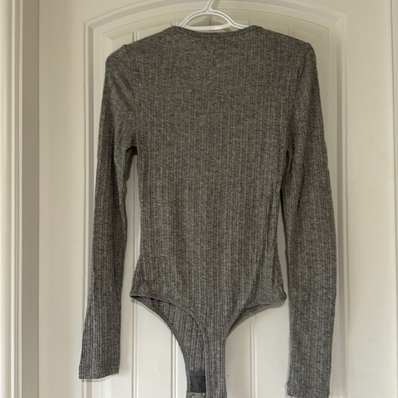 Frima Long Sleeve Bodysuit in Grey - Picture 4 of 4